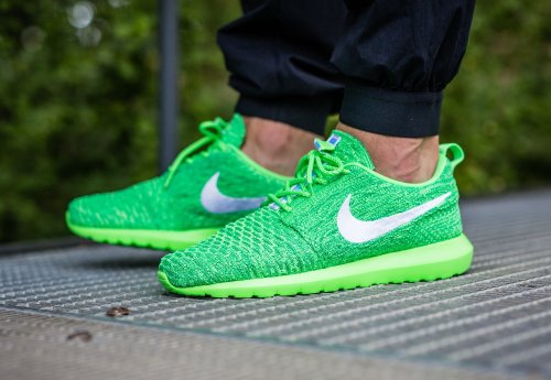 nike roshe one homme verte