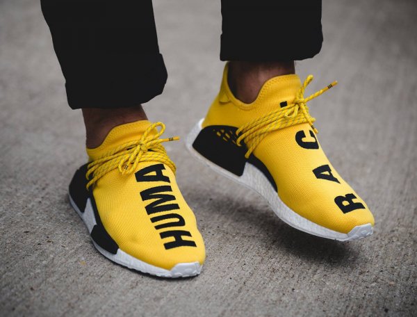 human race adidas jaune