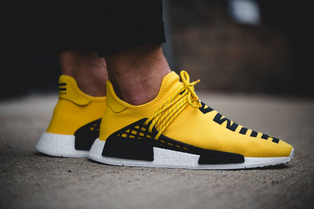 nmd human race jaune