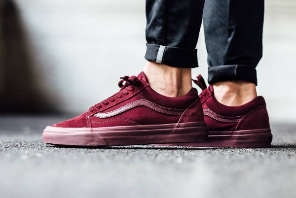 vans old skool homme bordeaux