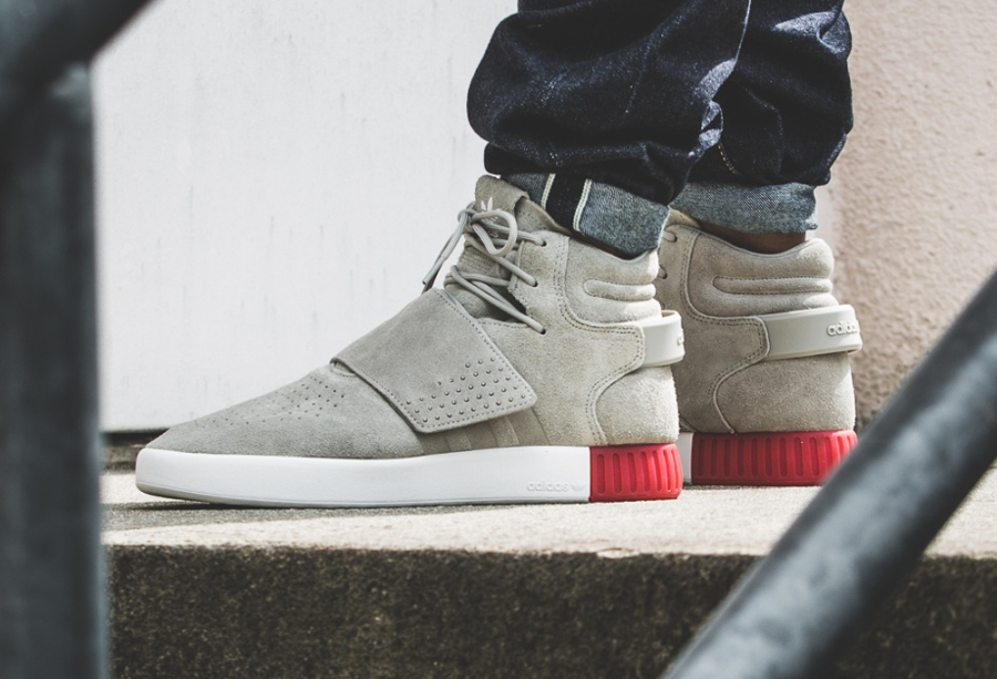 adidas tubular invader gris