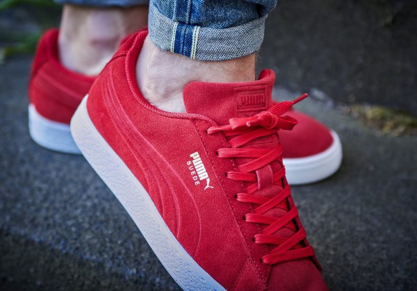 puma suede classic femme port茅