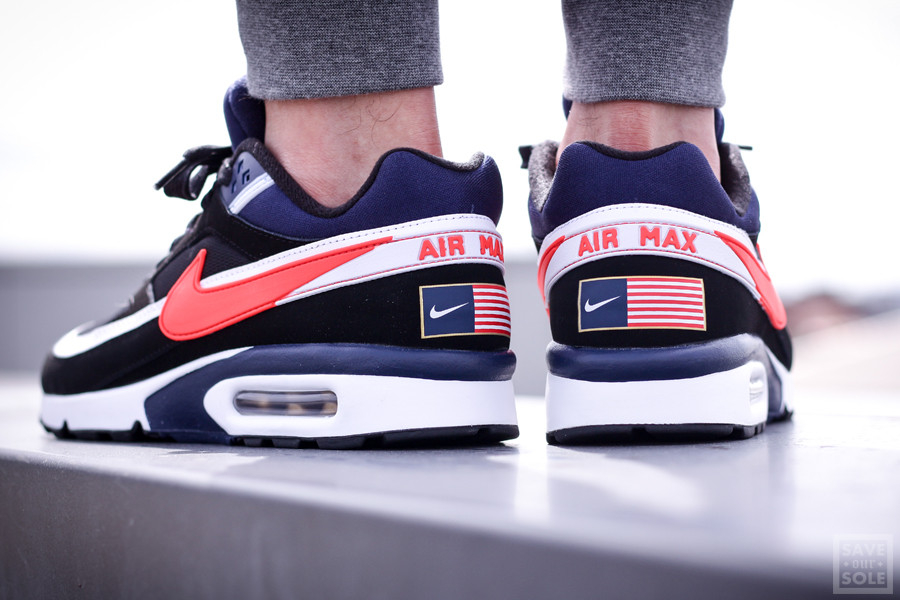 chaussure Nike Air Max Classic BW Premium 'USA Olympic' 2016 (2)