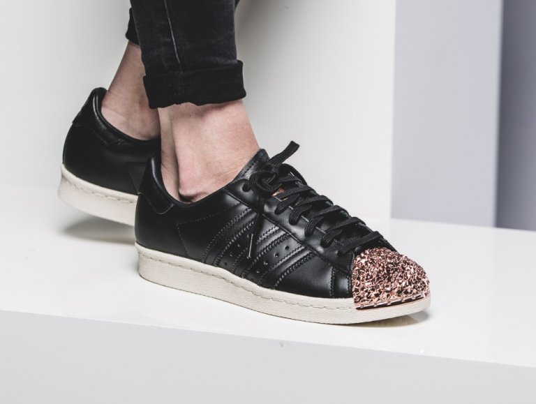 superstar metal toe homme or