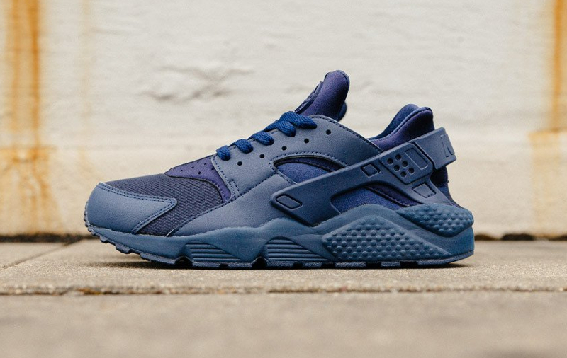 triple navy blue huaraches