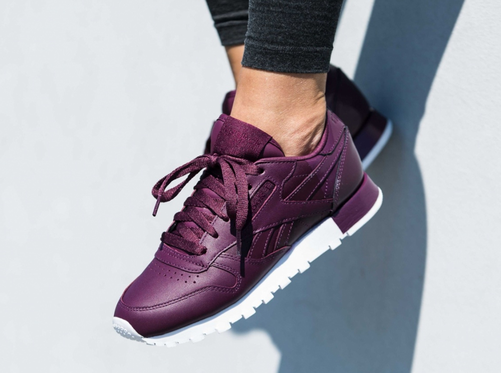 reebok classic leather bordeaux