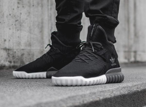 adidas tubular x knit core black