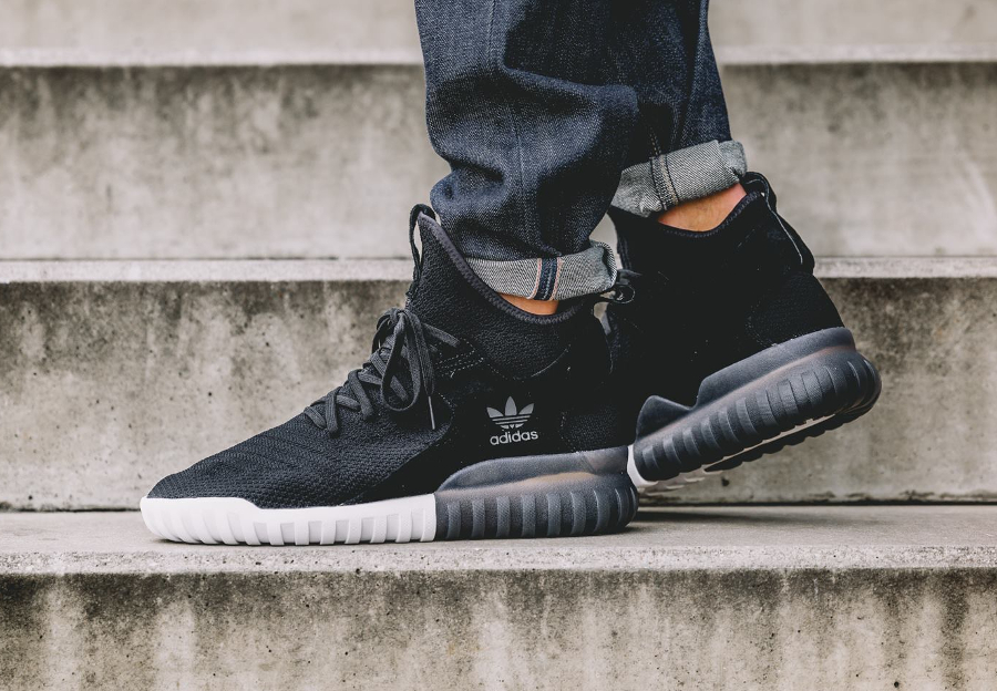 acheter basket Adidas Tubular X Primeknit Core Black (semelle translucide) (4)