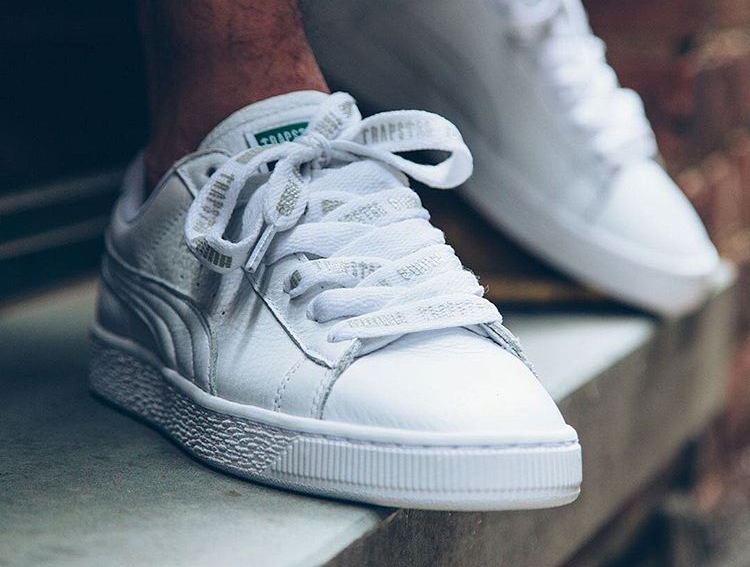 puma basket trapstar white