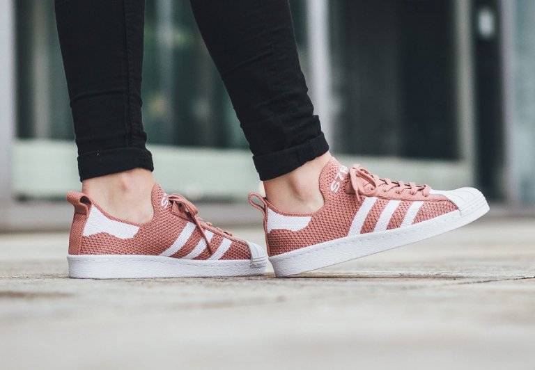 superstar 80s primeknit women Pink