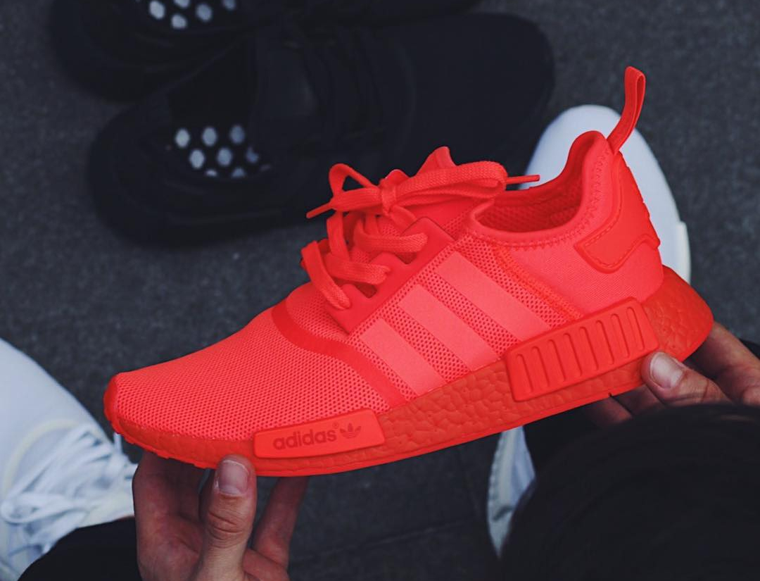 Chaussure Adidas NMD R1 Runner Boost Rouge Triple Solar Red (1)
