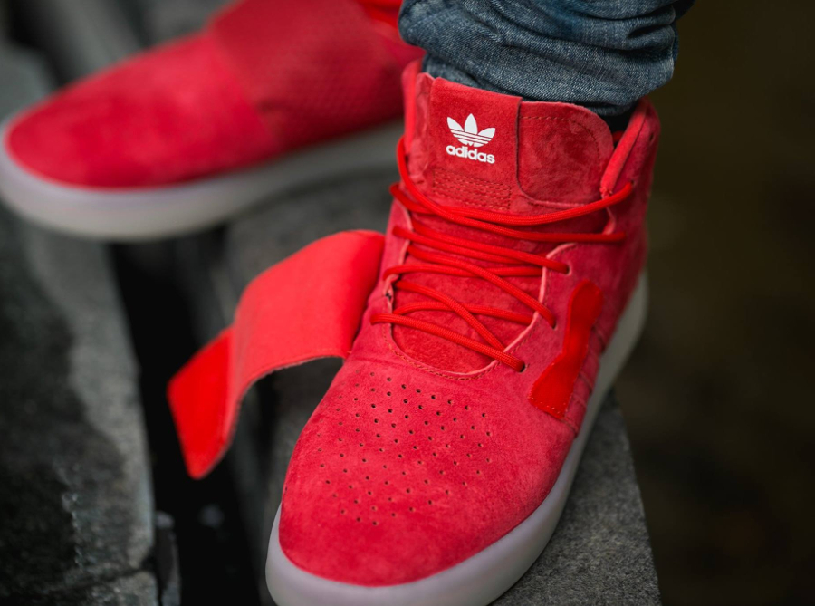 Chaussure Adidas Tubular Invader Strap Red (rouge) (1)