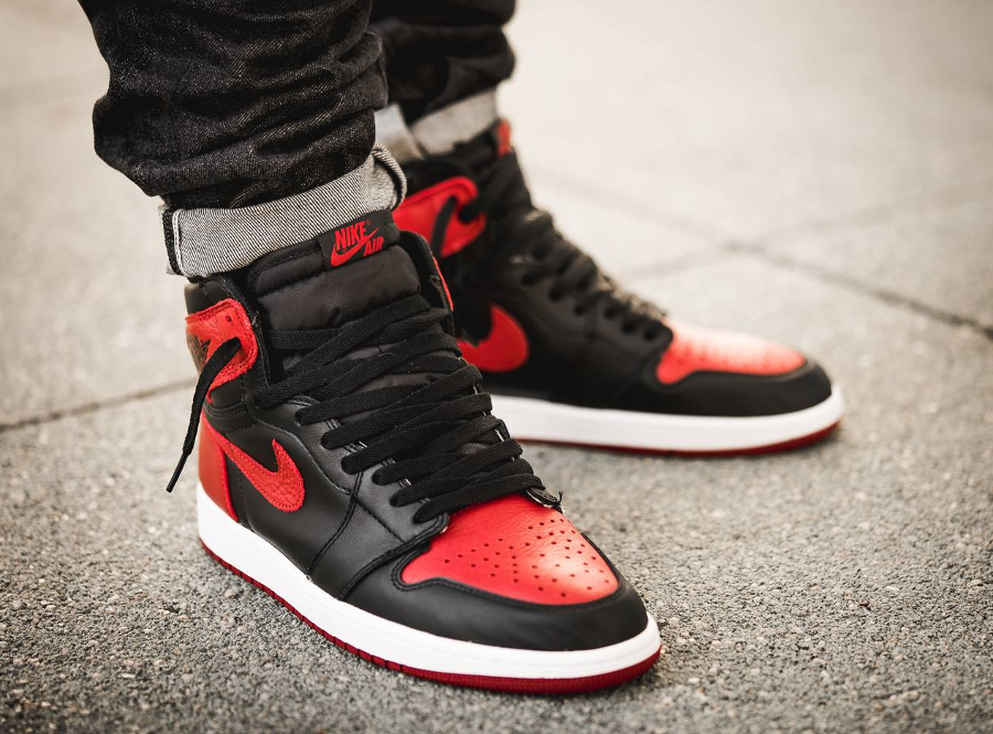 Où trouver la Air Jordan 1 High OG Bred 2016 (homme \u0026 femme) ?