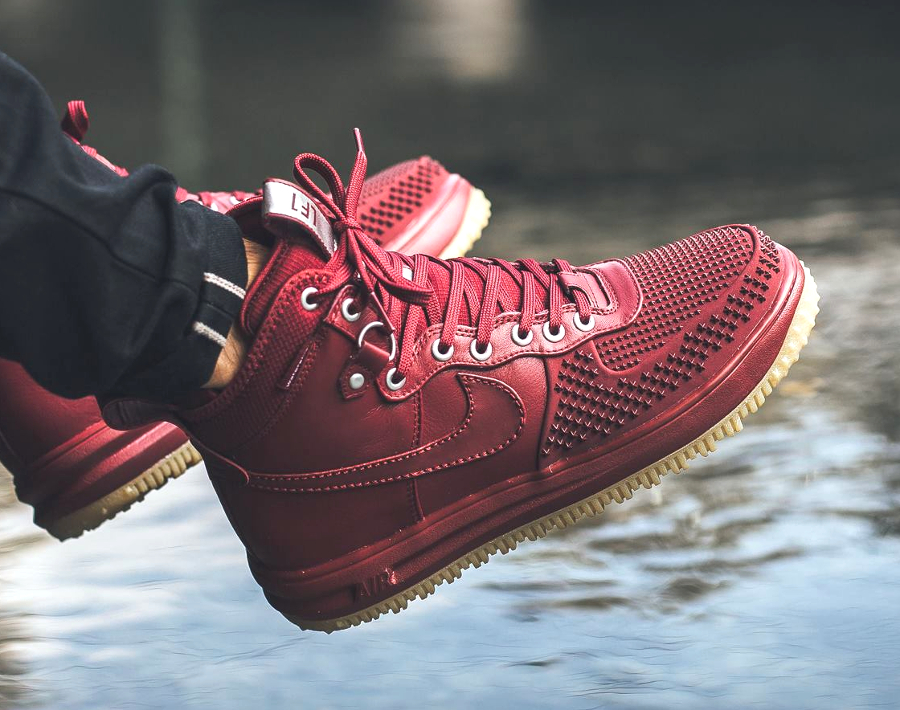 nike lunar force 1 duckboot team red