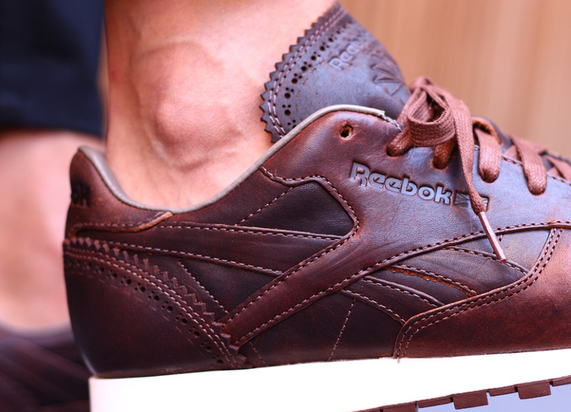 reebok classic cuir marron