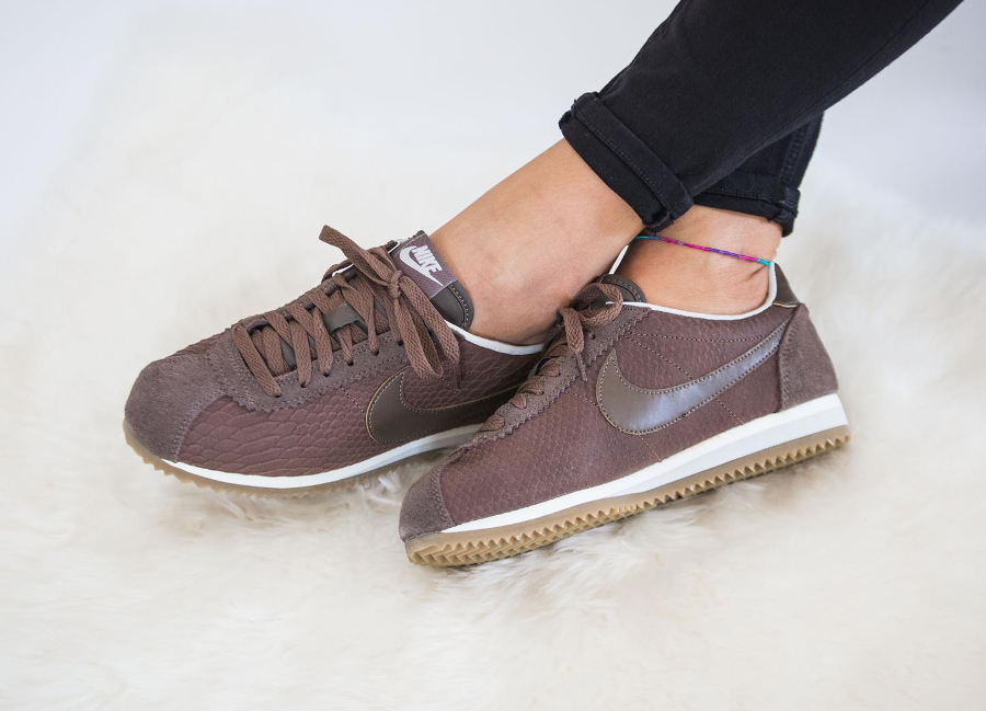 nike cortez leather brun