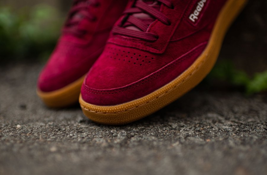 reebok club c 85 bordeaux