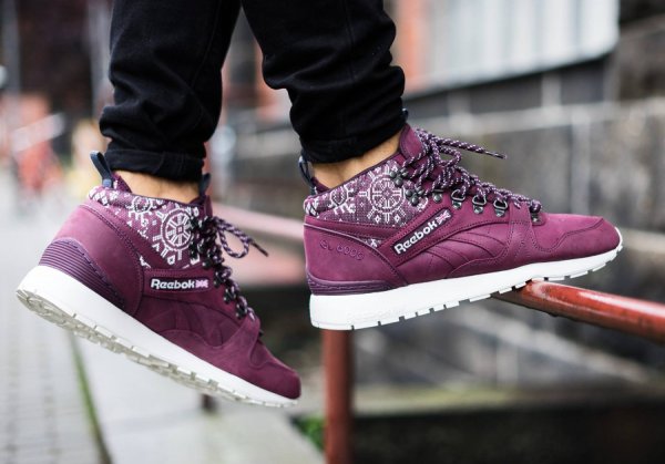 head porter plus x reebok classic leather leopard