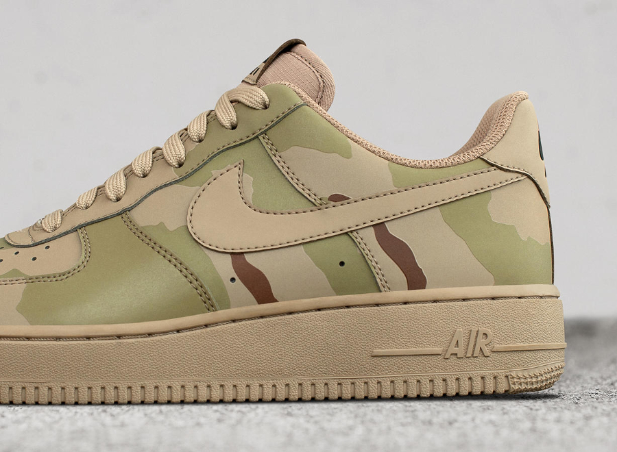 204 - Nike Air Force 1 Low 07 LV8 Reflective Desert Camo Sand