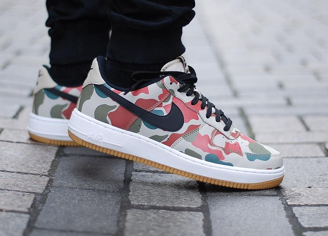 Duck camo air force 1 top