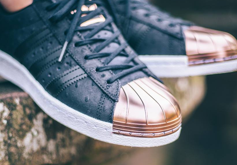 adidas superstar leather toe