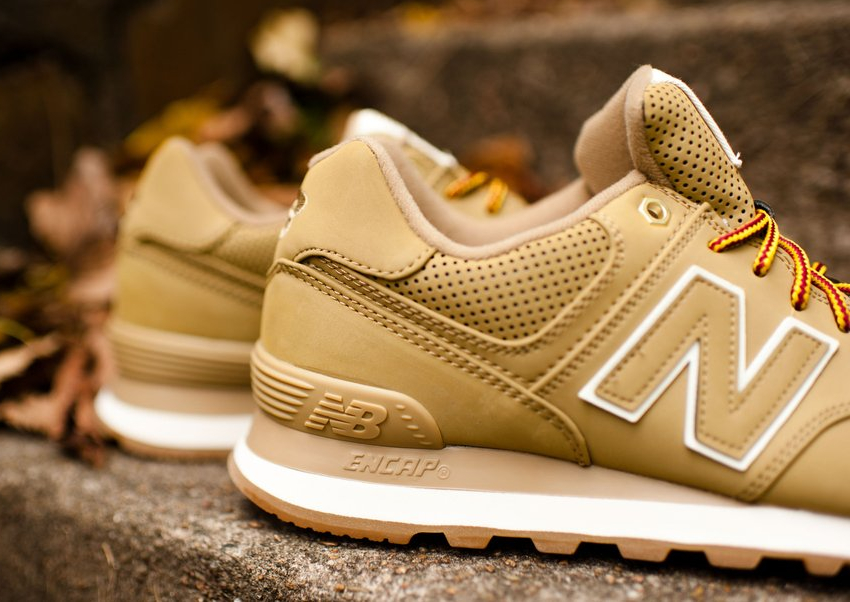 new balance beige daim