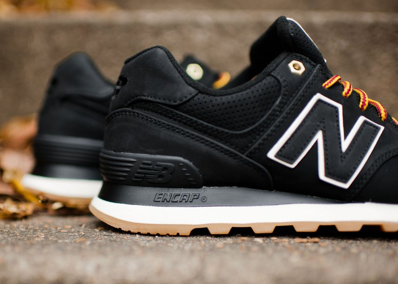 new balance ml574 noir et bleu