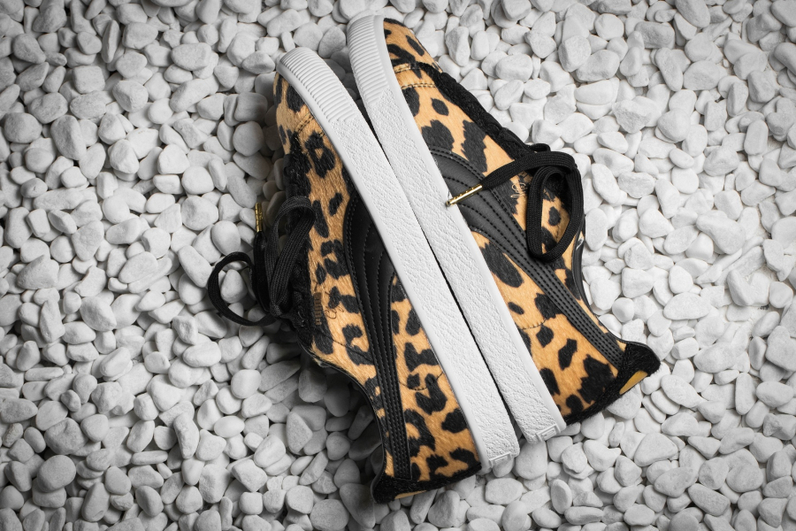 basket puma leopard