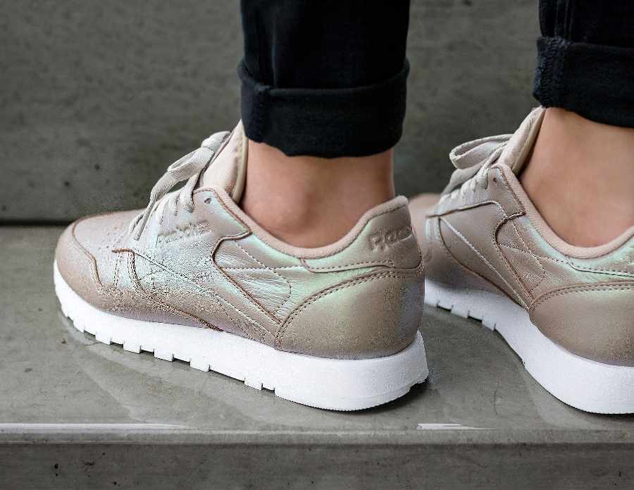 reebok classic leather pearlized w