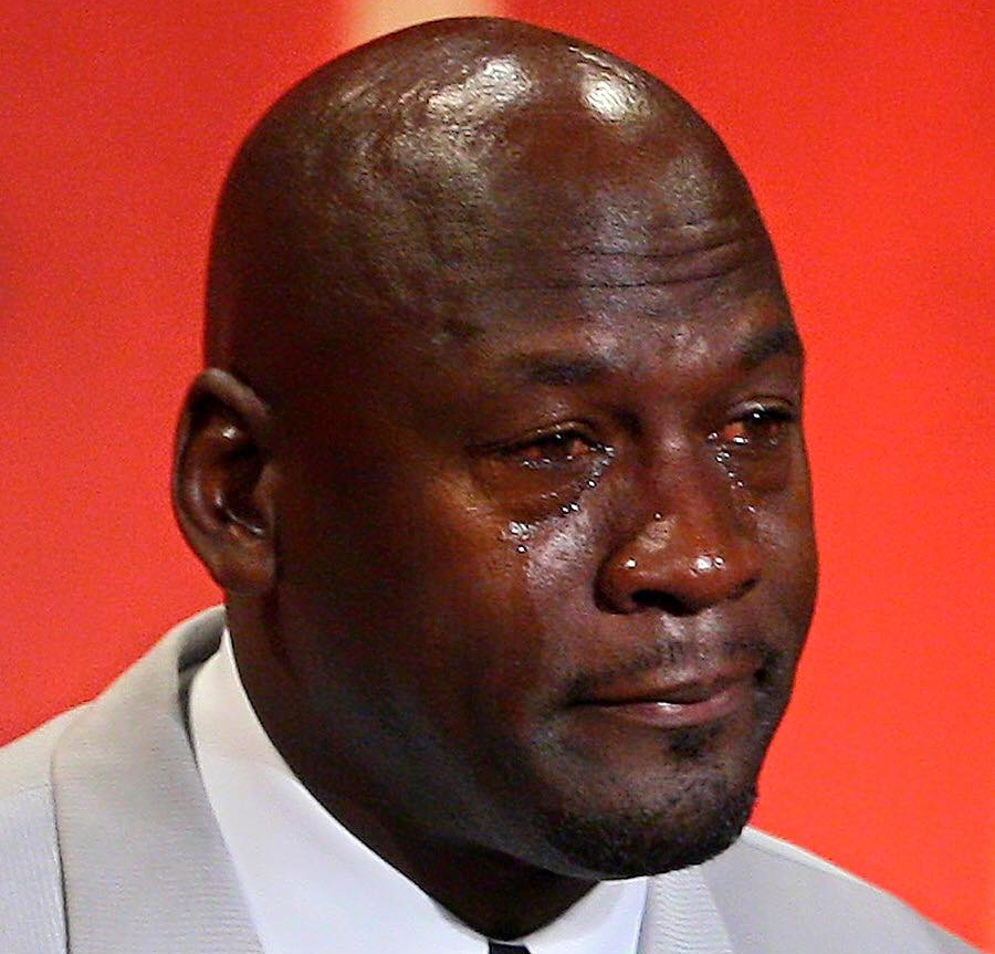 Résultat de recherche d'images pour "michael jordan meme crying"