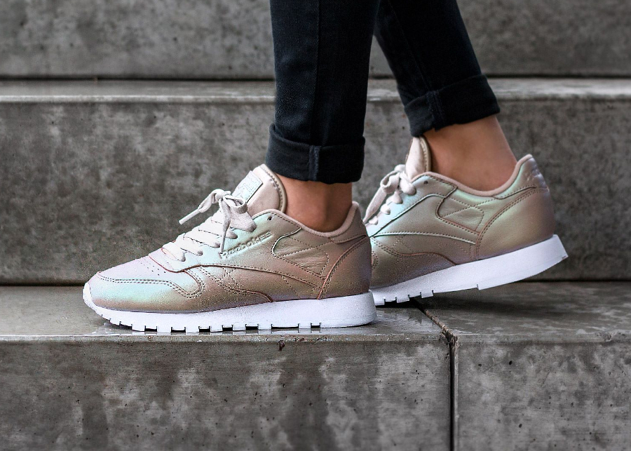 reebok classic leather pearlized w