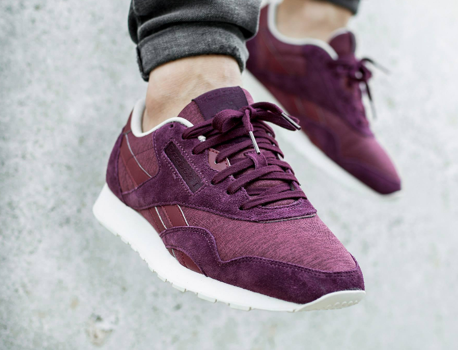 reebok classic nylon bordeaux