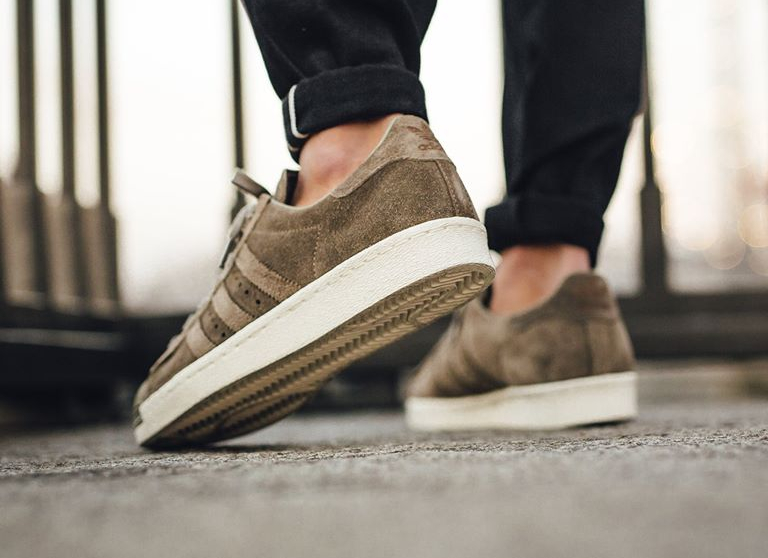 Adidas Superstar 80's Suede Grise 'Trace Cargo Gold' (homme)