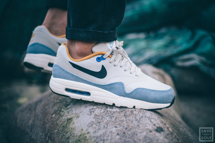 nike air max 1 bleu daim