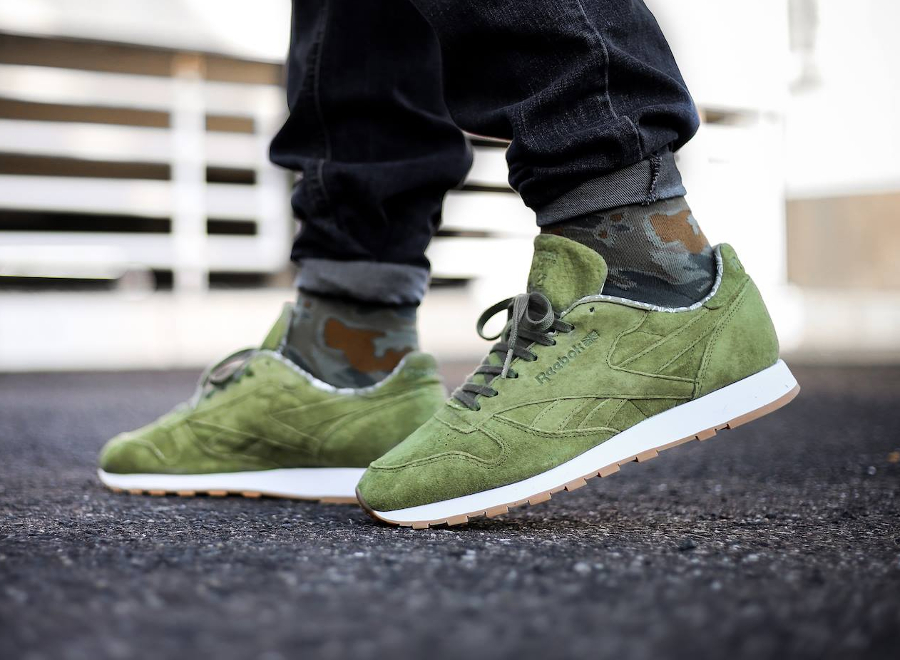 reebok classic green canopy