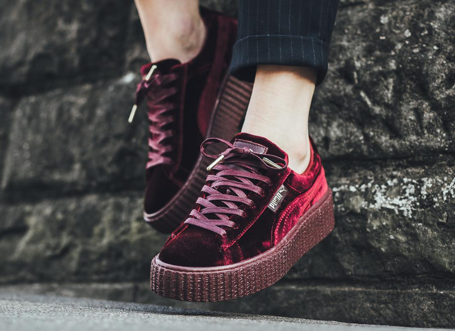 puma velvet basket