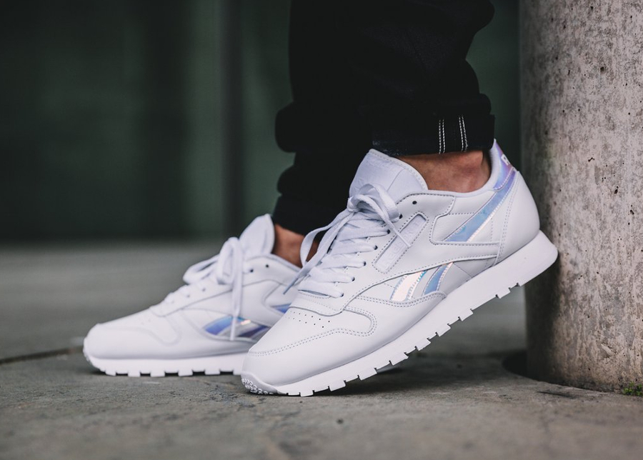 reebok classic iridescent grey