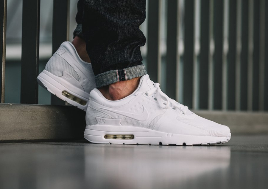 air max zero all white