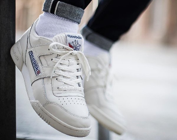 reebok workout on feet