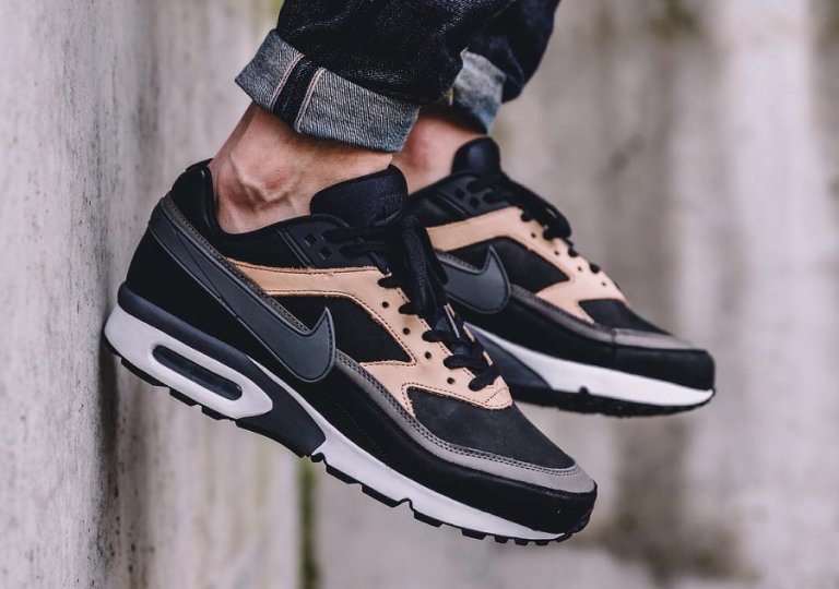 nike air max bw premium vachetta tan black