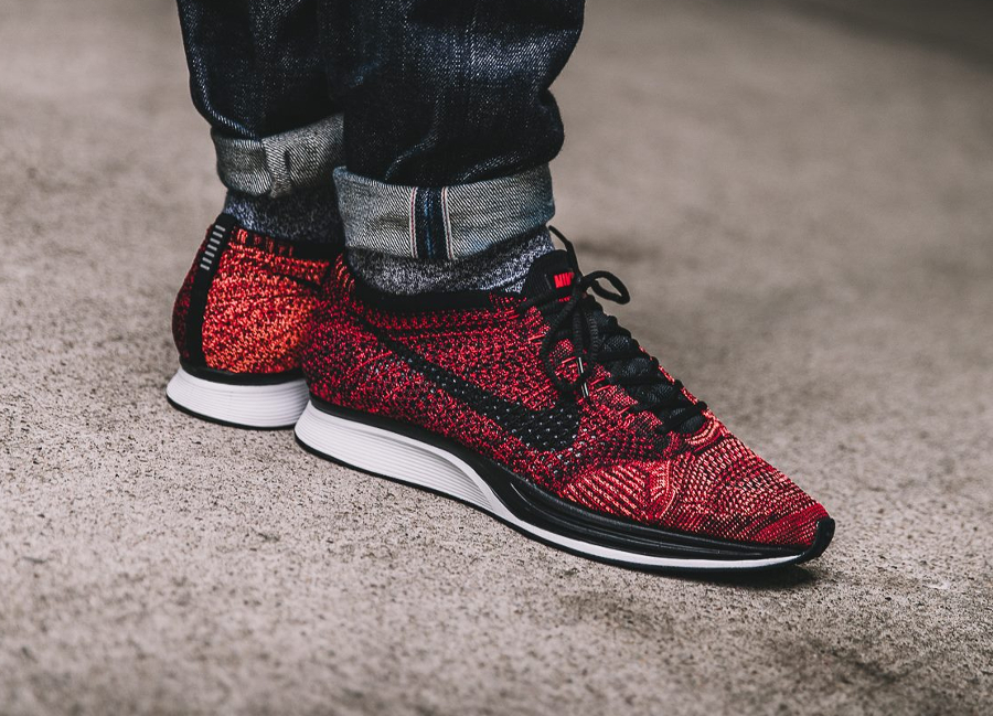 nike flyknit rouge