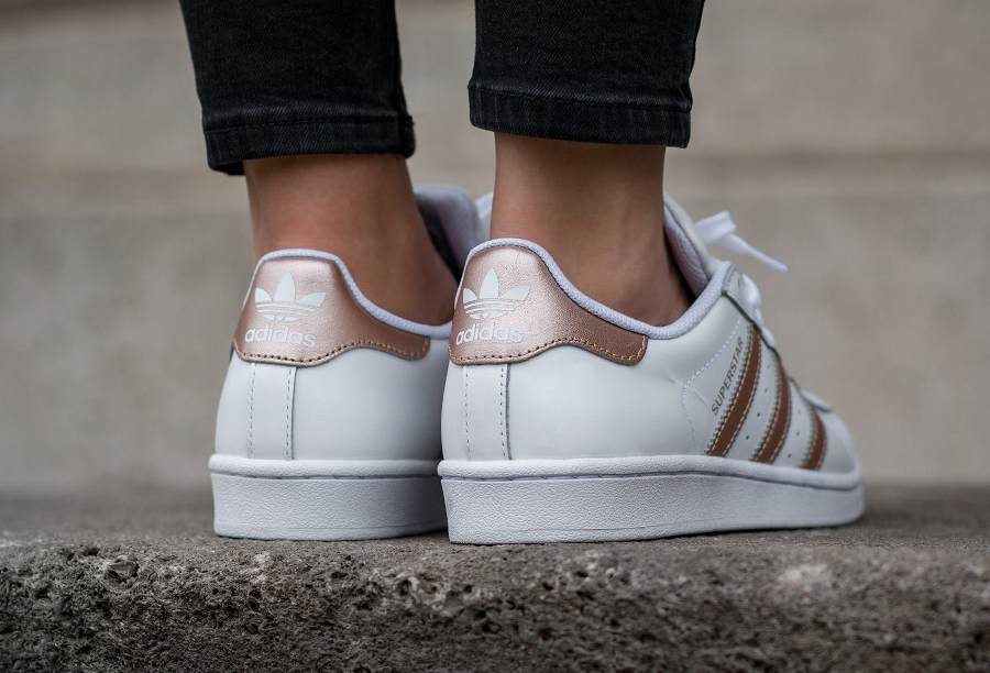 Adidas Superstar 80's W 'Metallic Red Bronze Stripes' (femme)