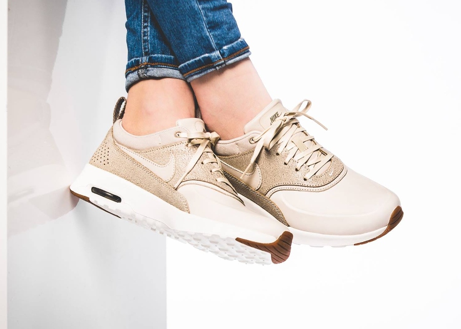 basket nike wmns air max thea premium beige