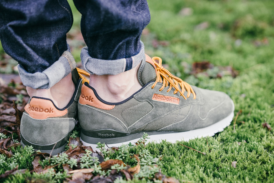 reebok classic leather ol green