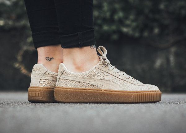 basket puma femme serpent