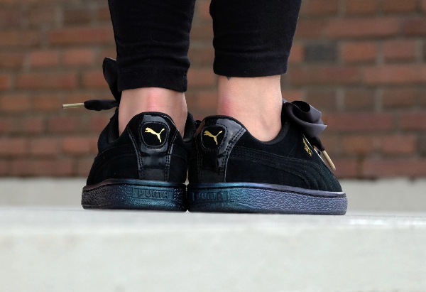 puma suede heart noir femme