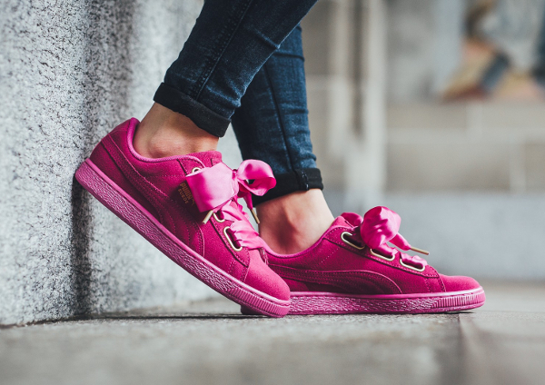 lacet puma suede heart