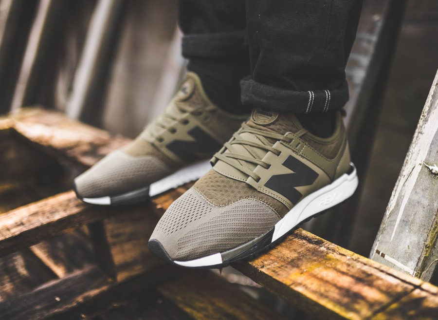 new balance 247 olive black