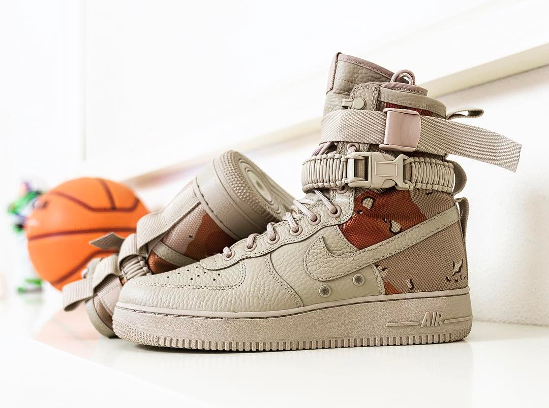 Chaussure Nike Special Field Air Force 1 SF AF1 Desert Sand Camo (2)