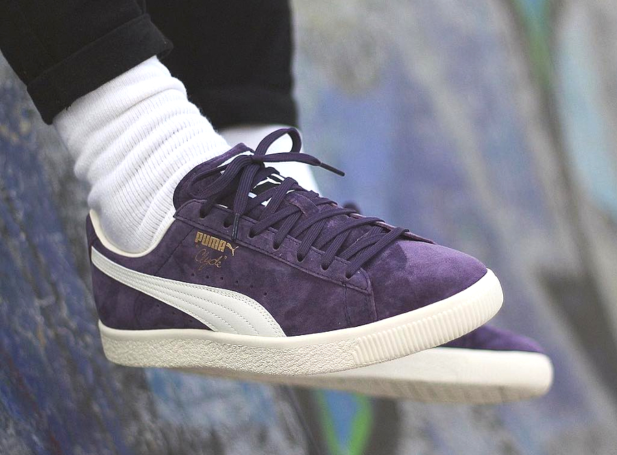 puma clyde grape